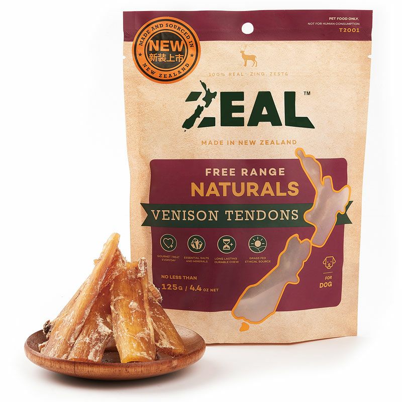 ZEAL　フリーレンジ　鹿の筋　125g