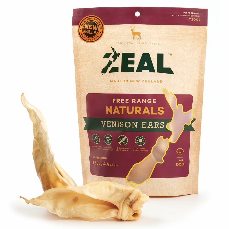ZEAL　フリーレンジ　鹿の耳　125g